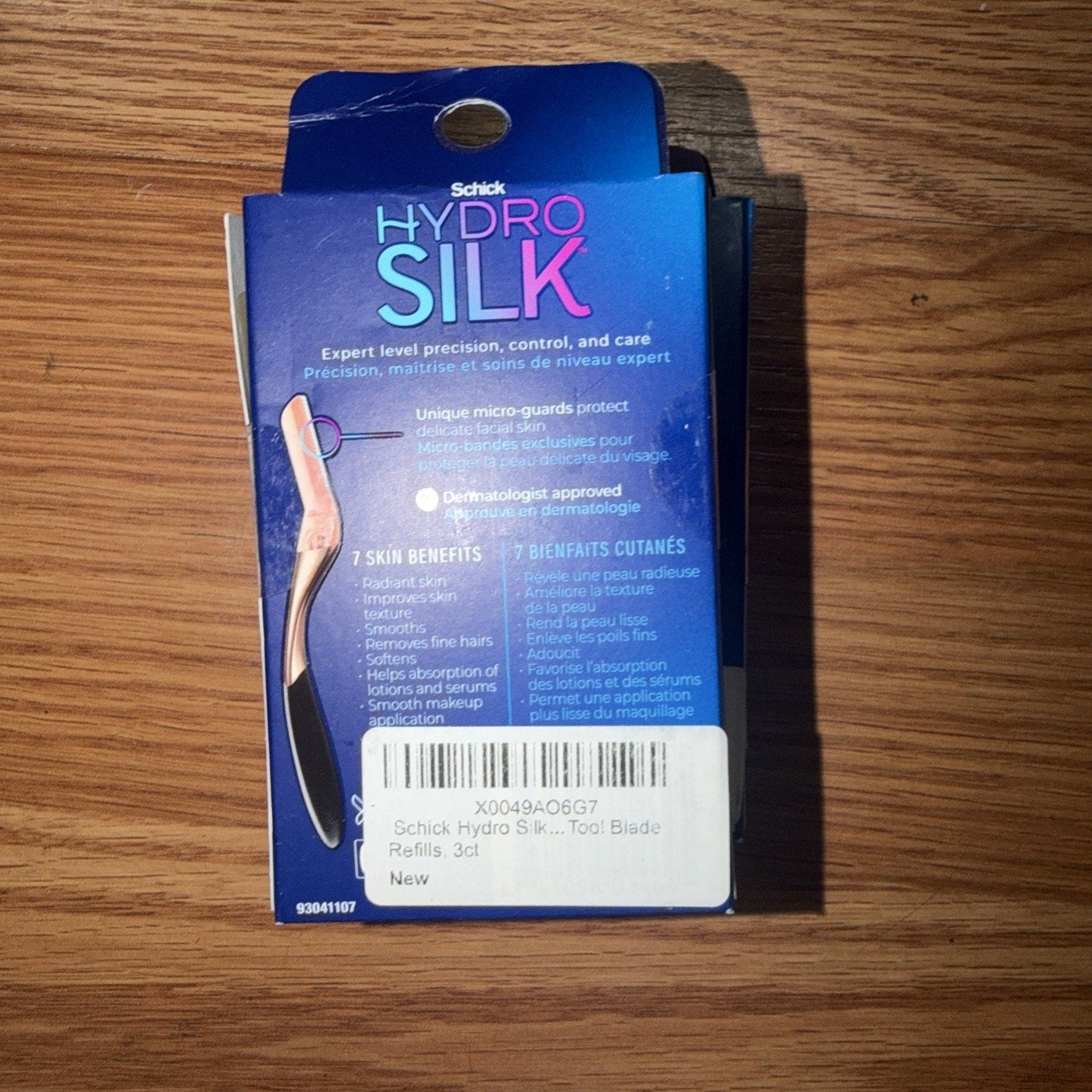 Schick Hydro Silk Dermaplaning Wand Razor Refills — 3 Boxes (9 Blades Total)