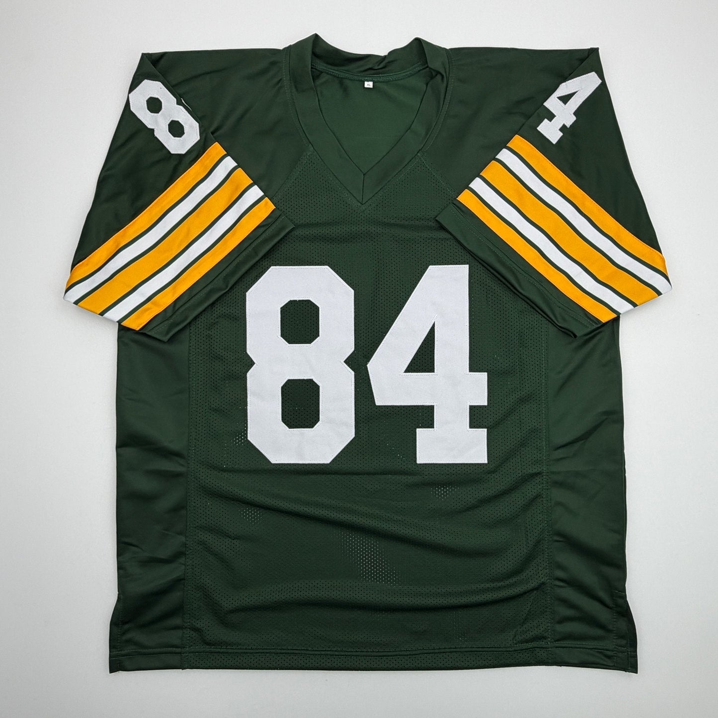 Autographed/Signed Carroll Dale Green Bay Green Football Jersey JSA COA