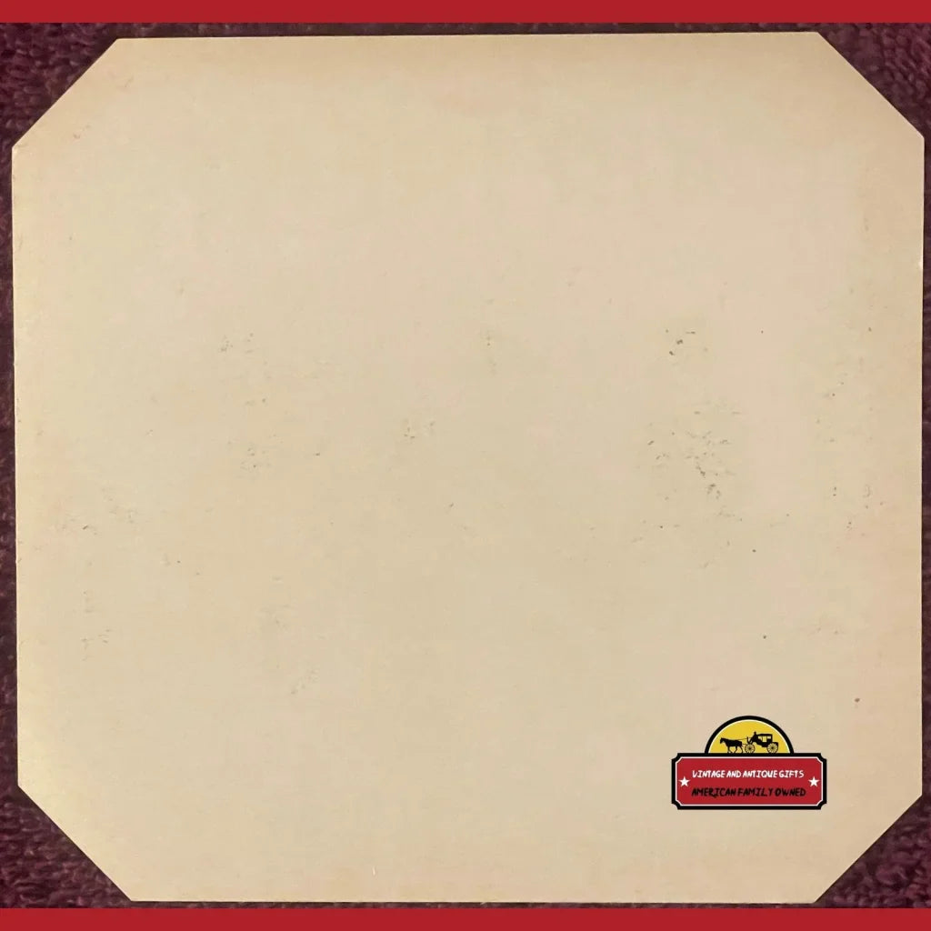 Blank cream paper with a treat cigar label and vintage charm from the 1890s