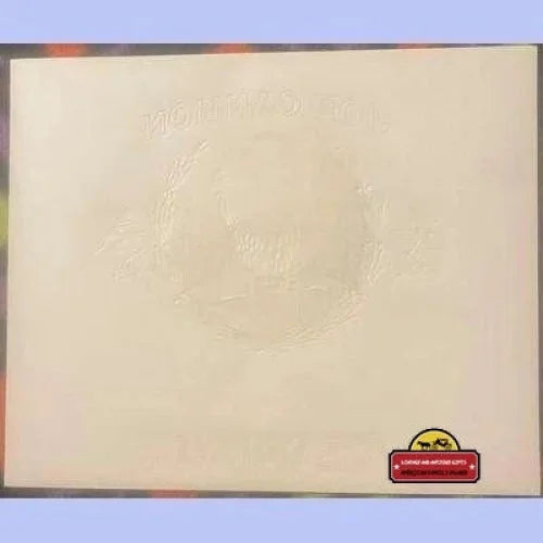 Blank beige notepad with colorful logo, perfect for Joe Cannon antique cigar label vibes