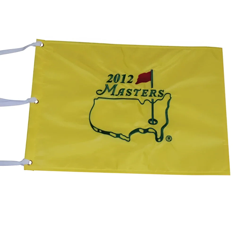 2012 Masters embroidered golf pin flag with Bubba Watson design