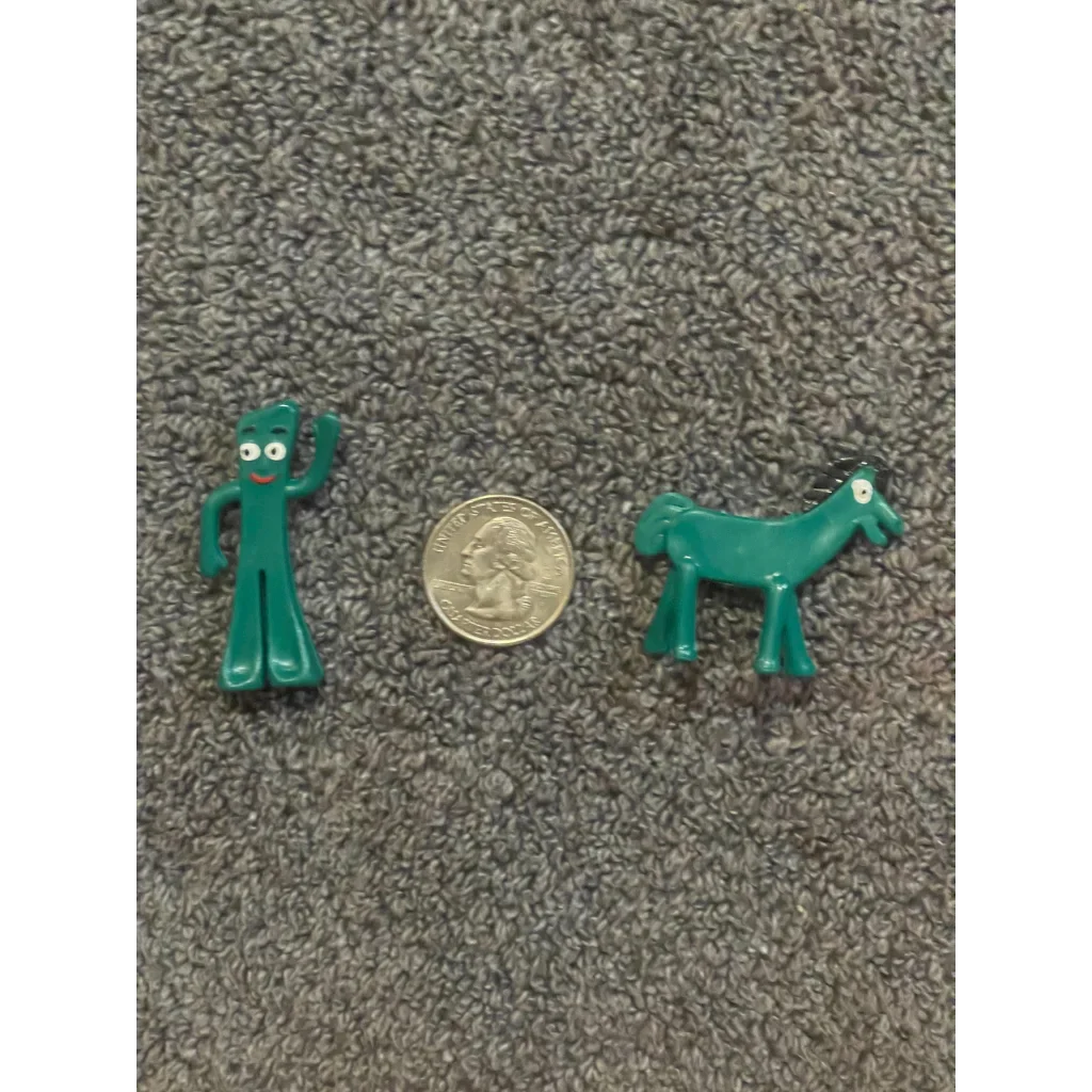 4 8 Or 12 Vintage Gumby And Pokey Figurines 1970s - 1980s Both Colors Highly Collectible! Advertisements and Antique