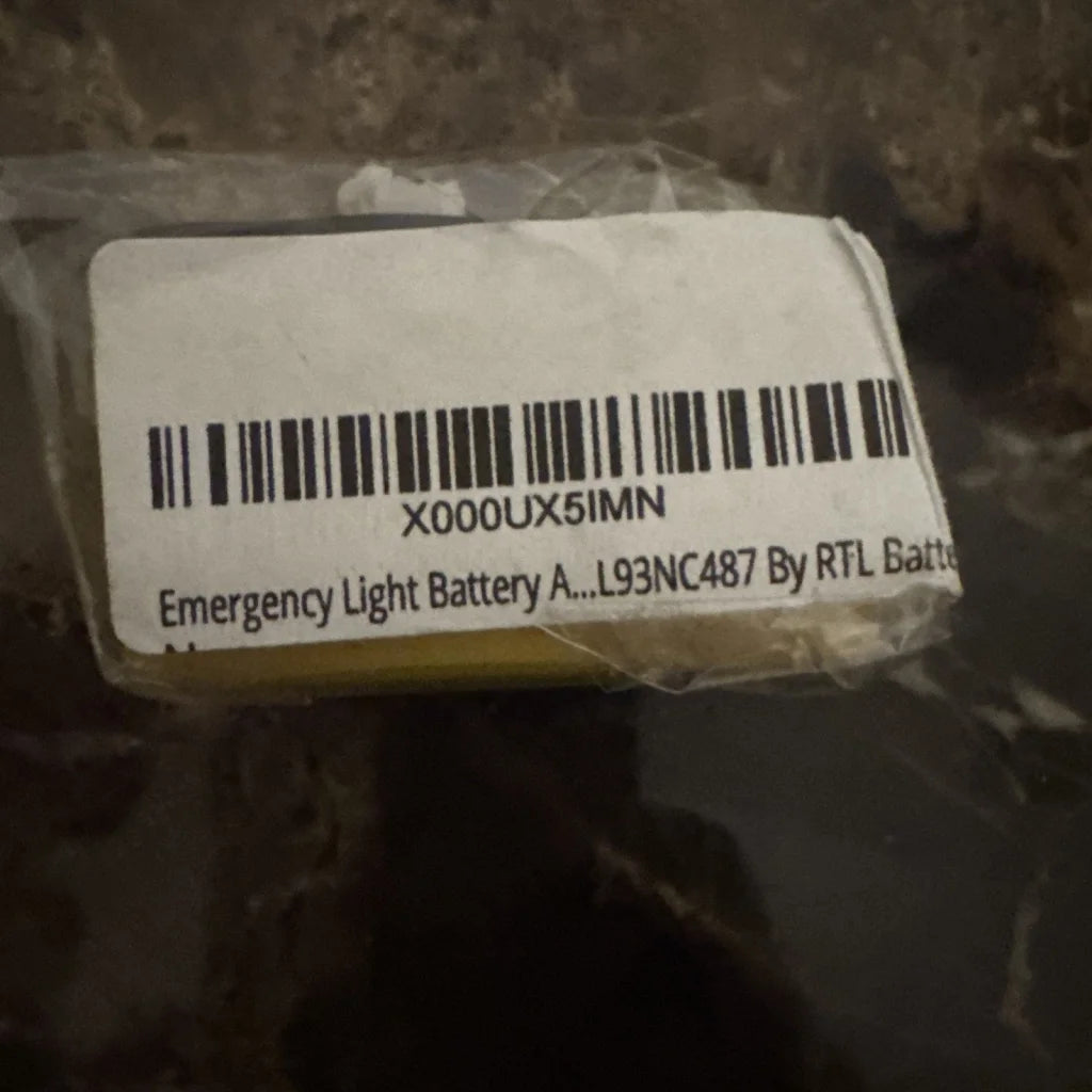 4.8V 700mAh battery rock Ni-Cd AA in clear plastic pack with barcode label