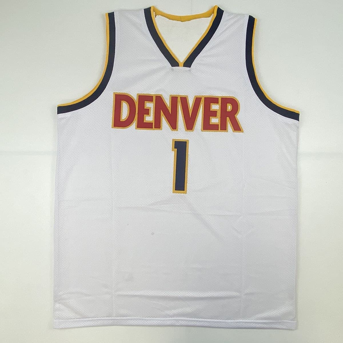 Autographed Michael Porter Jr. Denver White Jersey