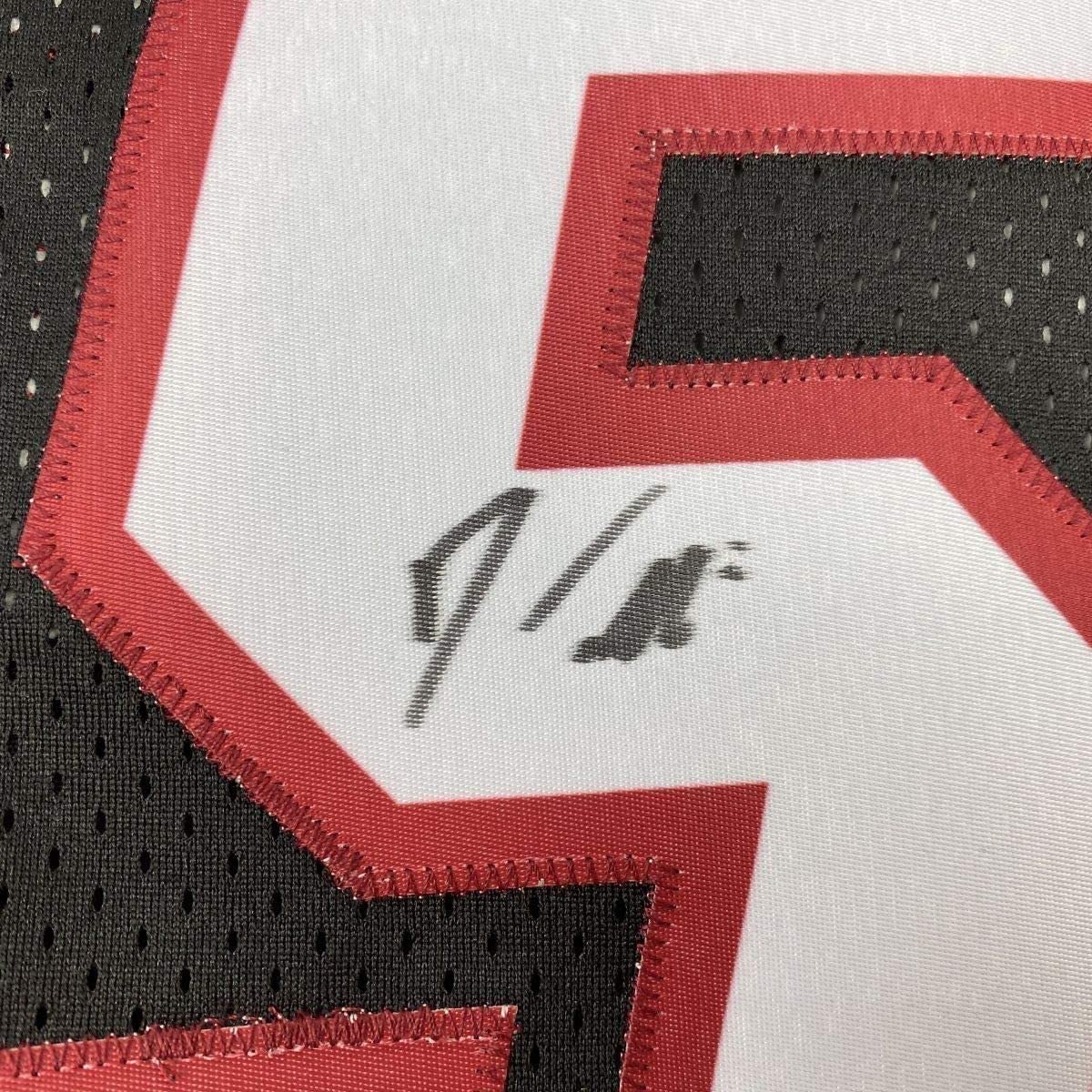 Framed Autographed/Signed Jason Williams 35x39 Miami Black Basketball Jersey PSA/DNA COA