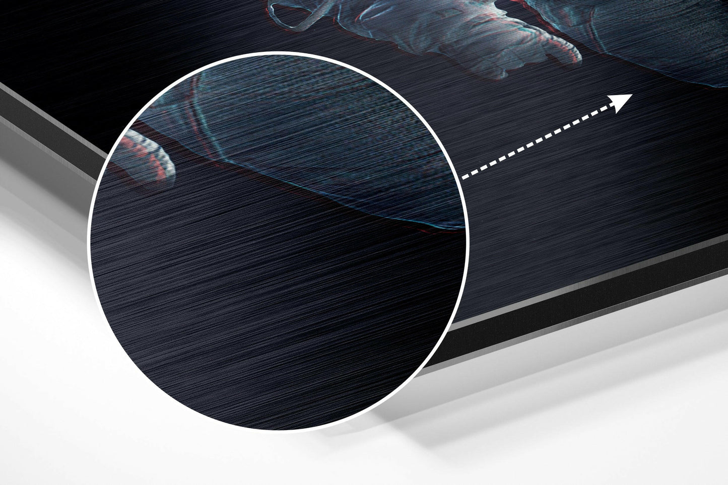 Pixel Dissolving Astronaut Brushed Aluminium Dibond Wall Art