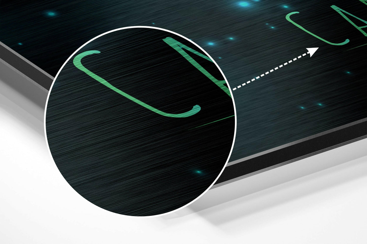 Mint Green Chalk Cancer Constellation Brushed Aluminium Dibond Wall Art