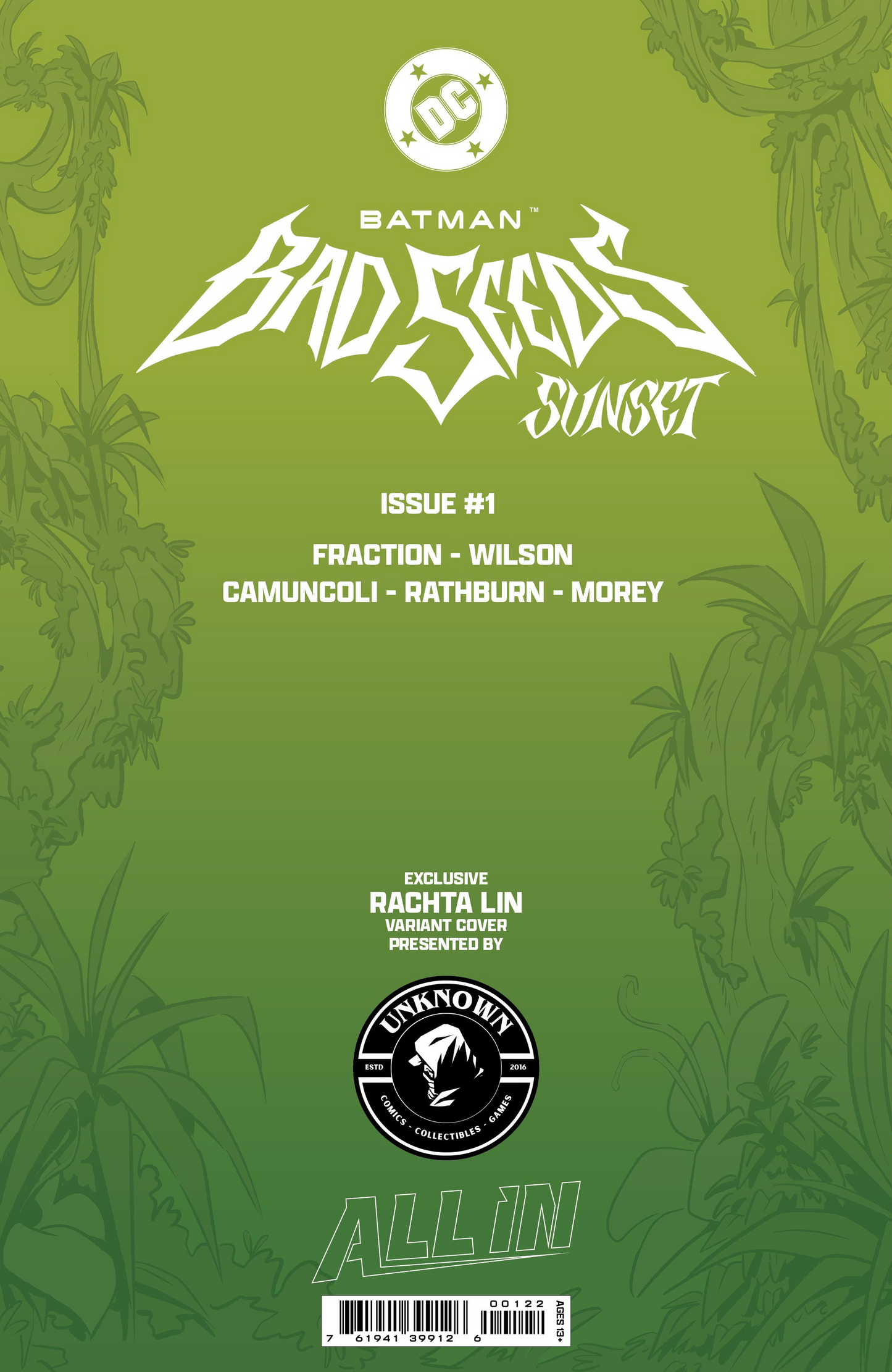 BATMAN BAD SEEDS SUNSET #1 RACHTA LIN EXCLUSIVE VIRGIN VAR (08/26/2026)