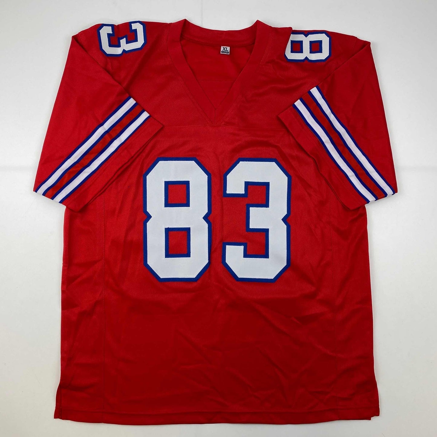 Autographed Andre Reed Buffalo Red Jersey, HOF 2014