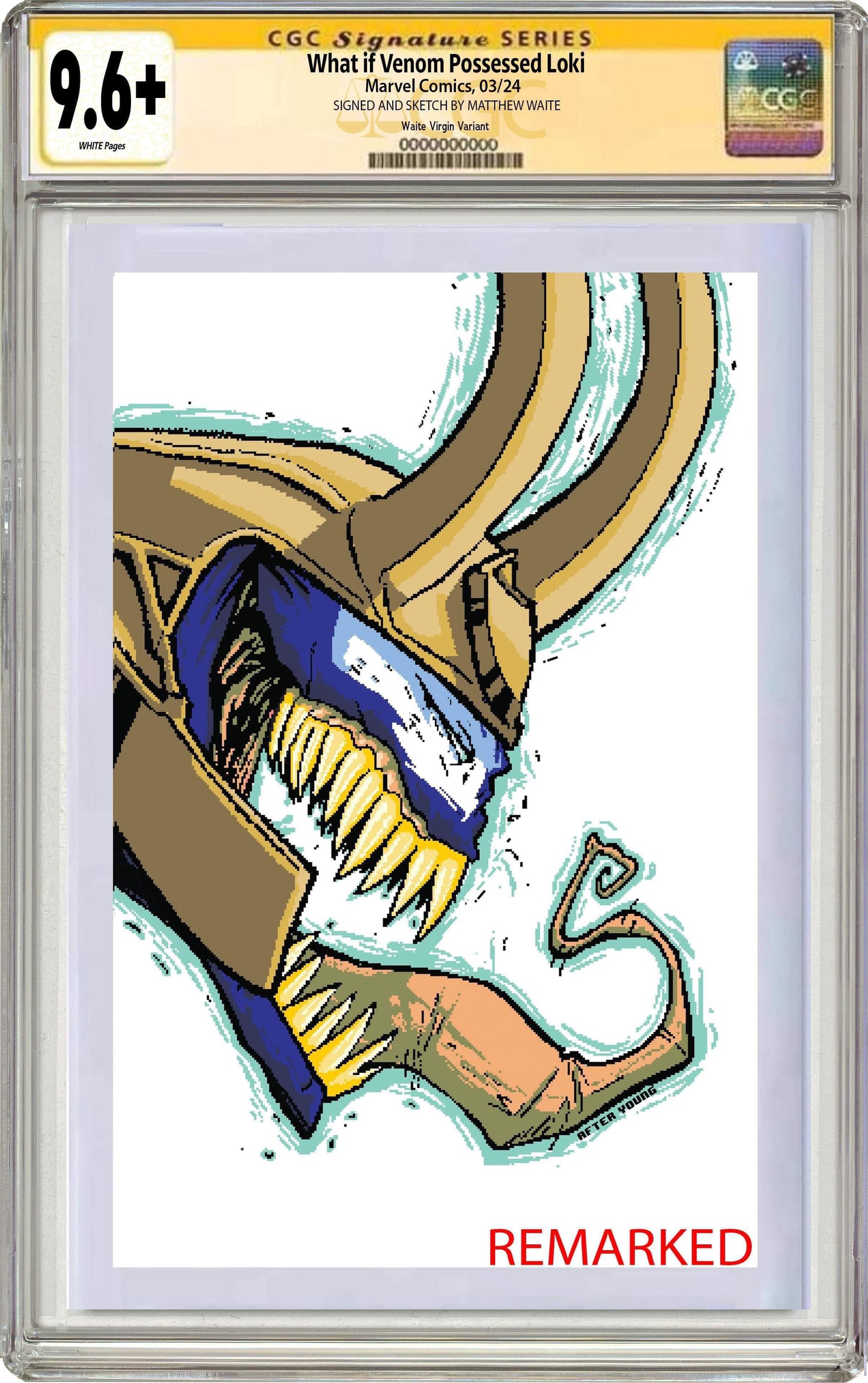 WHAT IF VENOM #1 | Matthew Waite Skottie Young Homage Variant