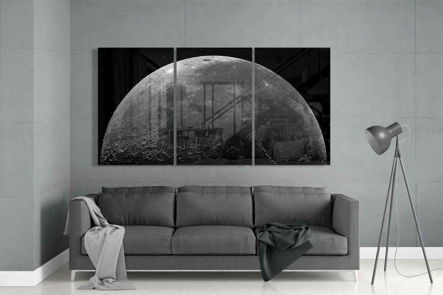 Prismatic Light Spectrum Mega Glass Wall Art