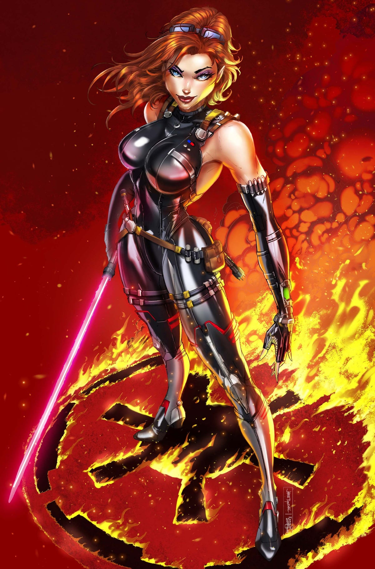 Skywalker's Mom Red Cover Metal Variant