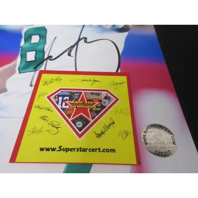 Autographed Aaron Rodgers Jets signed 8x10 photo with certification for Jets signed memorabilia