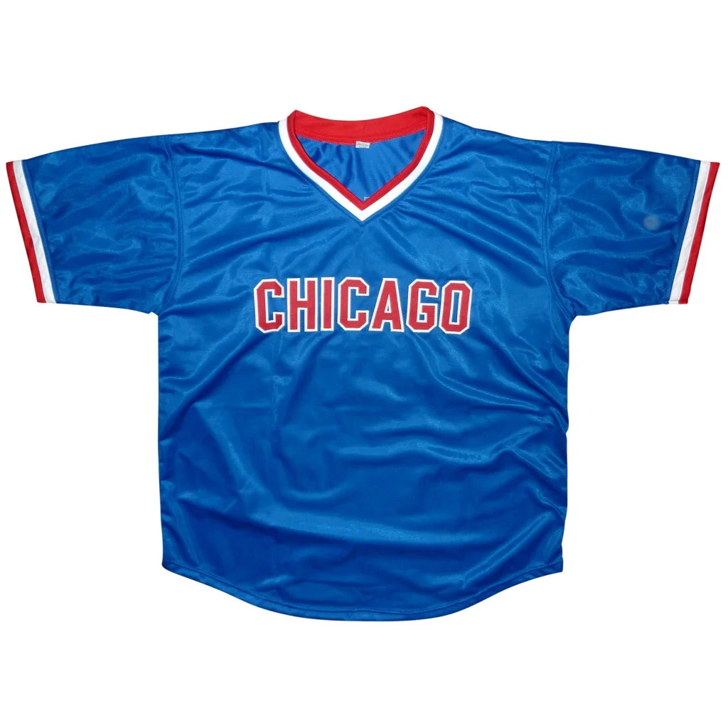 Andre Dawson autographed Chicago blue jersey with red trim