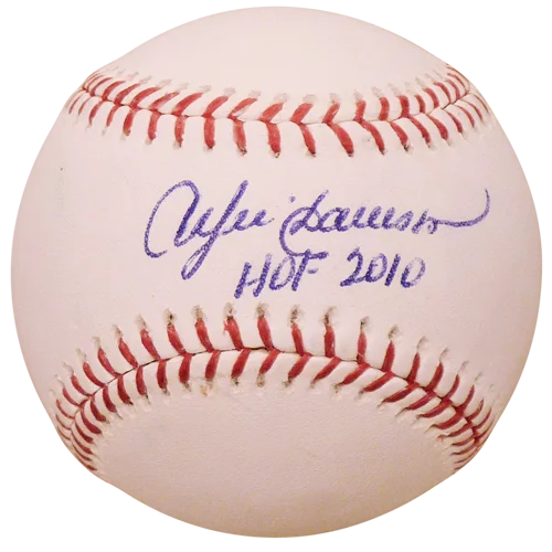 Andre Dawson autographed official MLB baseball with HOF 2010 inscription