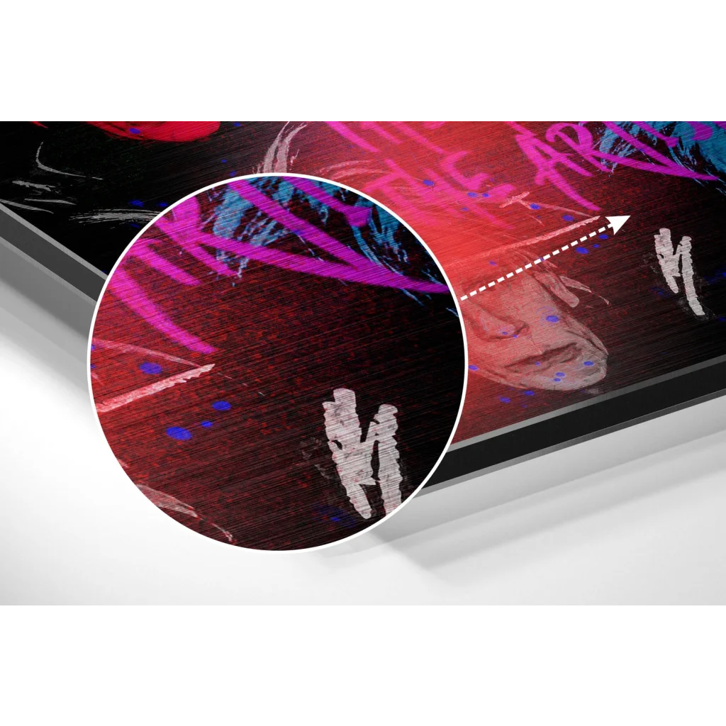 Graffiti Pop Art on Brushed Aluminium Dibond That Pops | Modern Wall Art Decor | vintageantiquesgifts.com