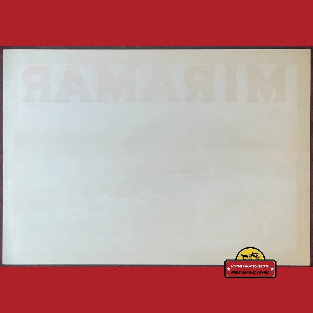 Whiteboard with red frame showcasing the Rare 1930s Sunkist Crate Label design