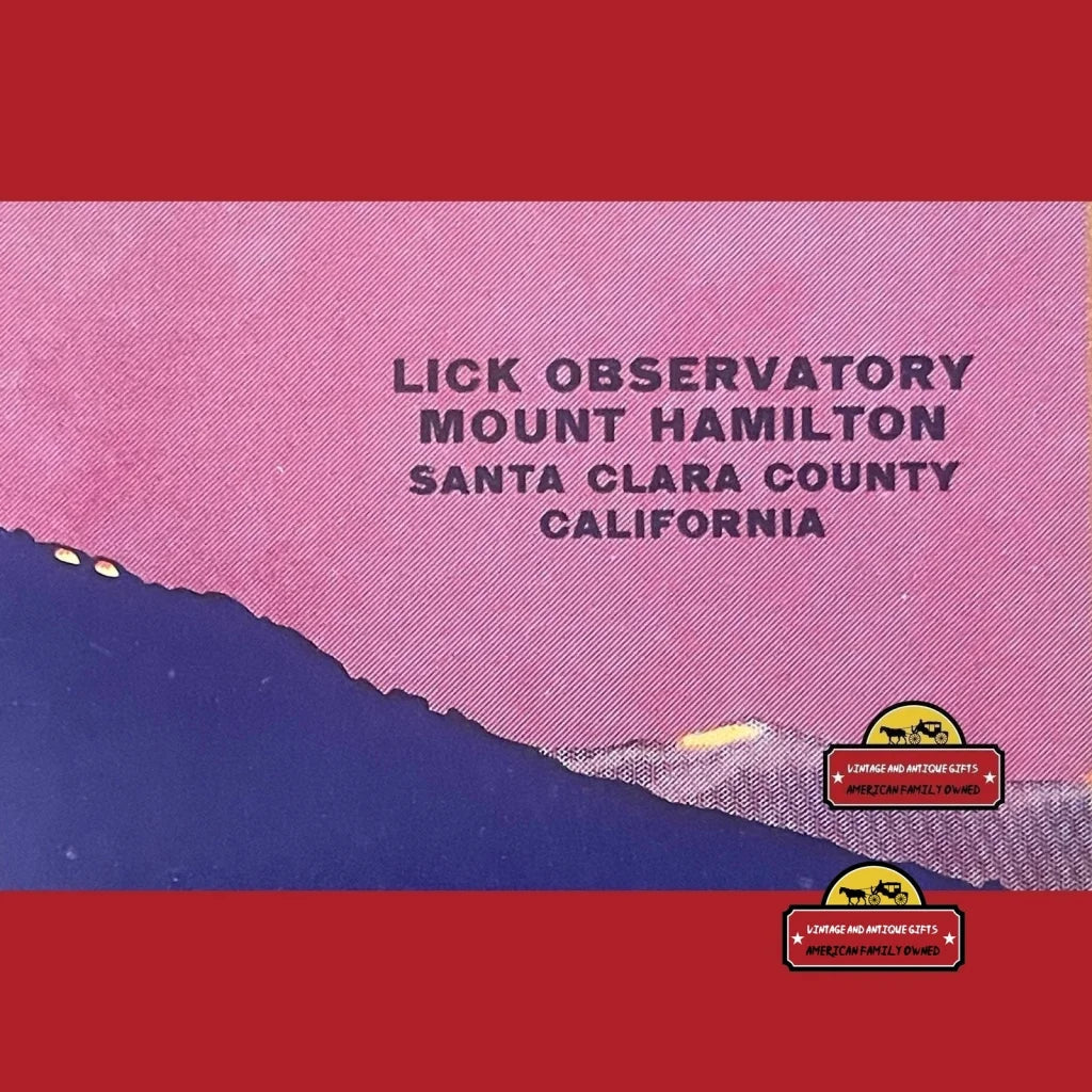 Antique Vintage 1950s 🔭 McCurdy Crate Label CA Lick Observatory Astronomy Advertisements and Gifts Home page Explore