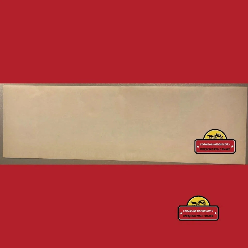 Wooden board featuring a Rustic Red Barn Antique Vintage Crate Label from the 1950s