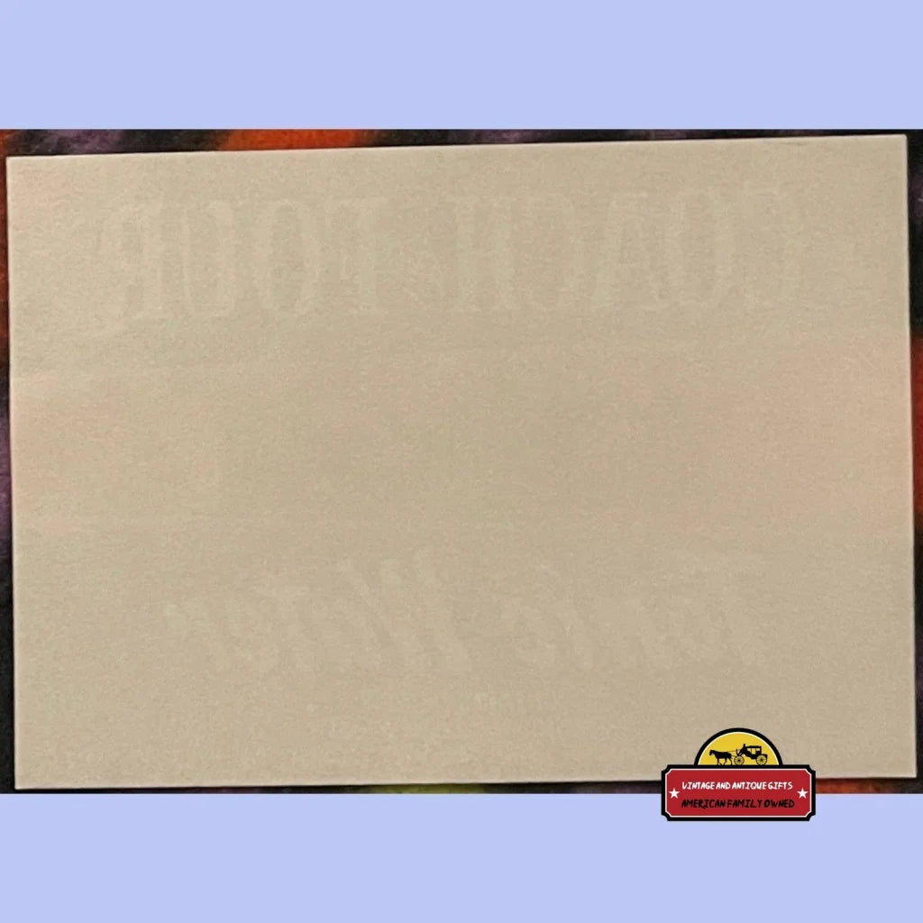 Beige dry-erase board with red eraser, perfect for displaying Antique Vintage Soda Beverage Label