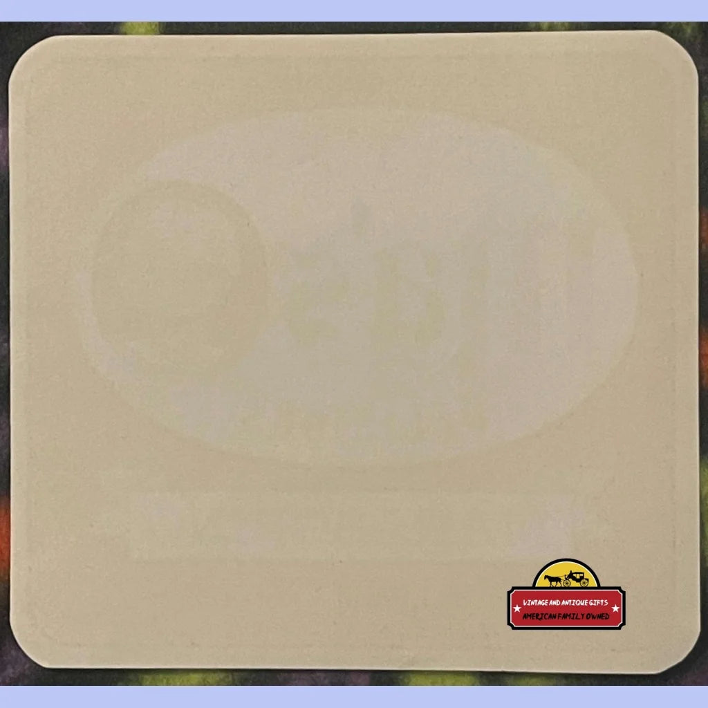 Beige mousepad featuring a vintage Ma’s Maraschino label from the 1940s