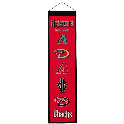Arizona Diamondbacks heritage banner celebrating team history