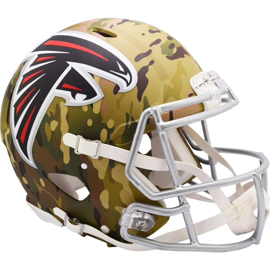 Authentic NFL Atlanta Falcons camo helmet in Riddell full size