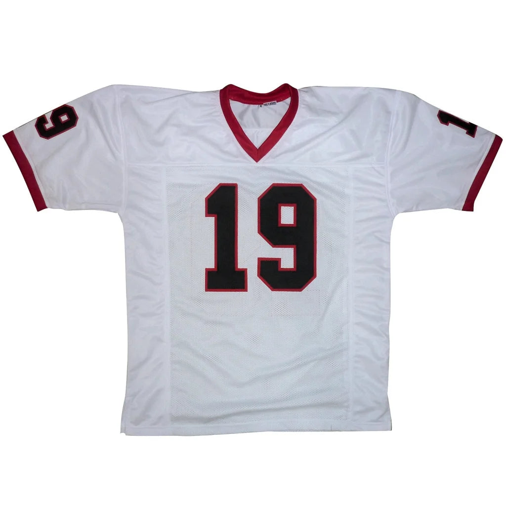 Autographed Brock Bowers Georgia Bulldogs custom jersey number 19