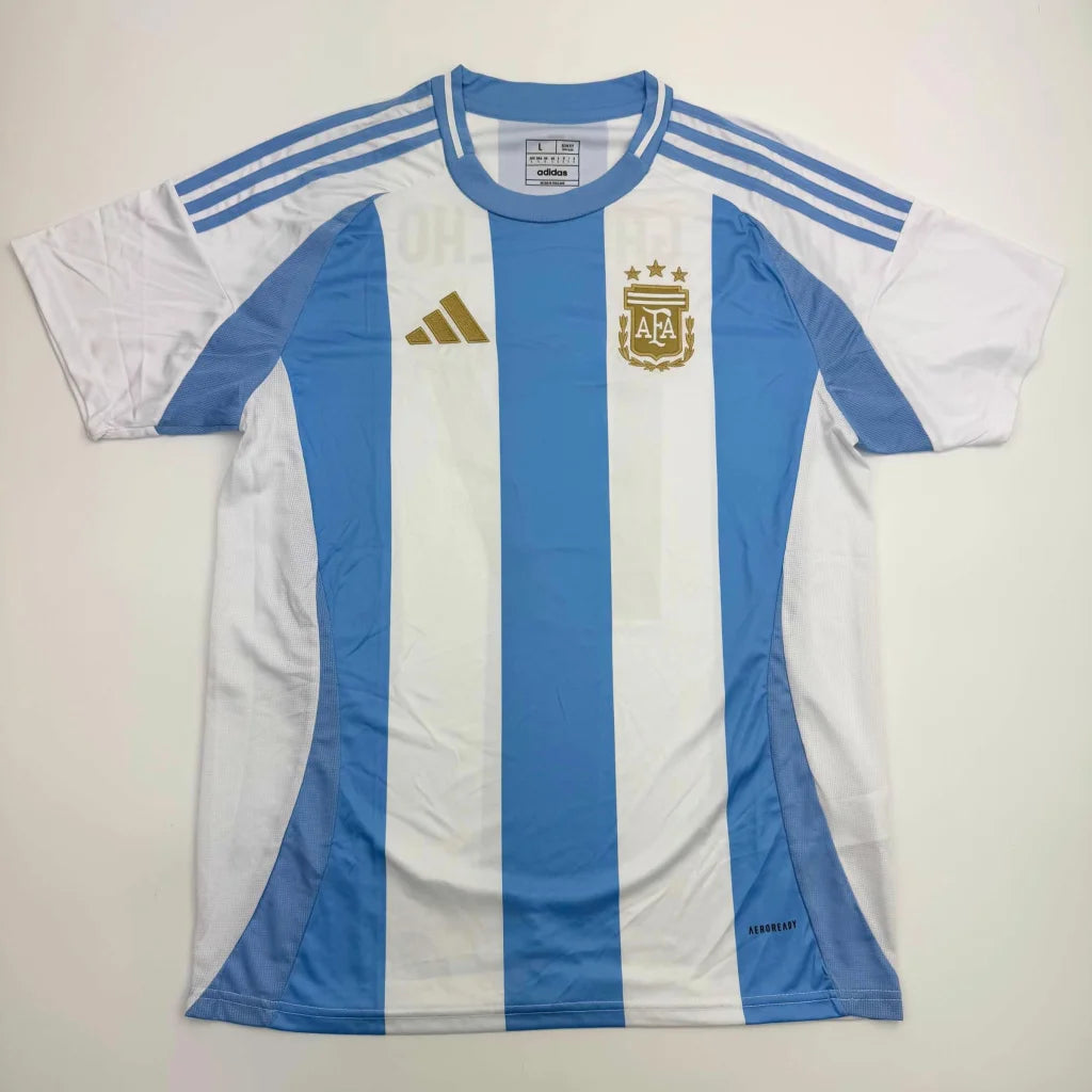 Argentina national football team home jersey with third party authentication for authenticity