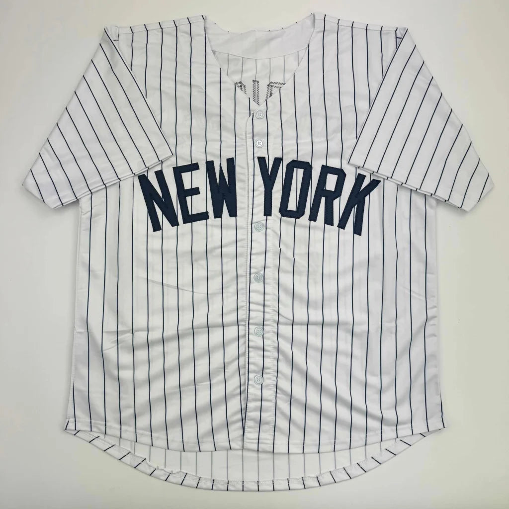Autographed Alex Rodriguez New York pinstripe custom jersey, JSA COA
