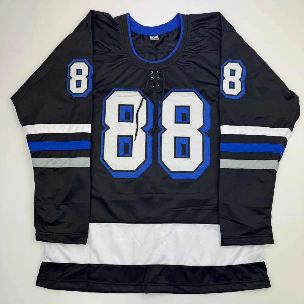 Autographed Andrei Vasilevskiy Tampa Bay black custom jersey with 88