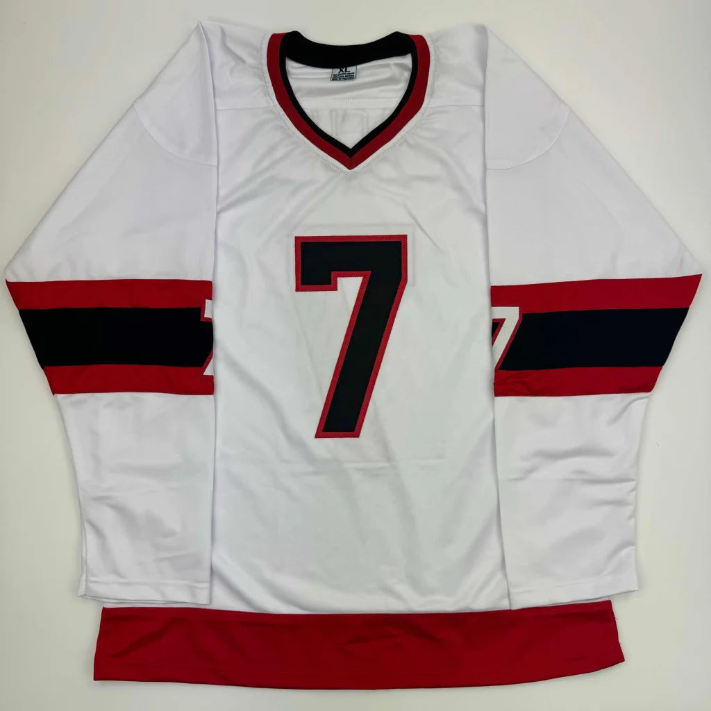 Autographed Brady Tkachuk Ottawa White Hockey Jersey JSA COA | Authenticated Signed Sports Jersey | vintageantiquesgifts.com