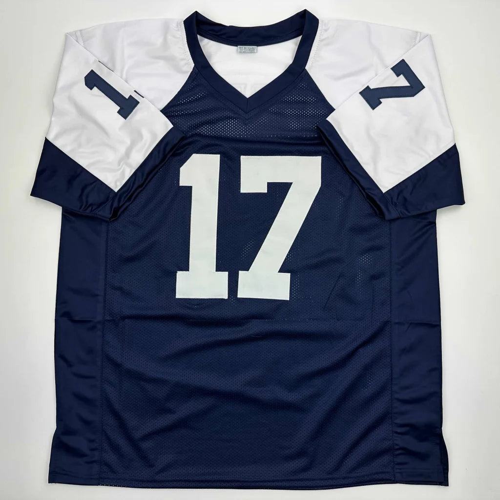 Autographed Brandon Aubrey Dallas Thanksgiving Day Football Jersey Beckett BAS COA | Authenticated Signed Sports Jersey | vintageantiquesgifts.com