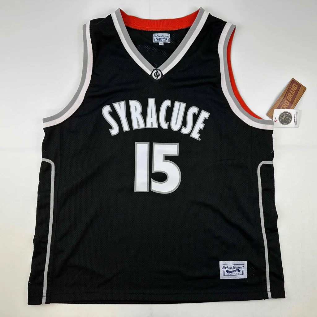 Autographed Carmelo Anthony Syracuse Orange Black Basketball Jersey Fanatics COA | Authenticated Signed Sports Jersey | vintageantiquesgifts.com