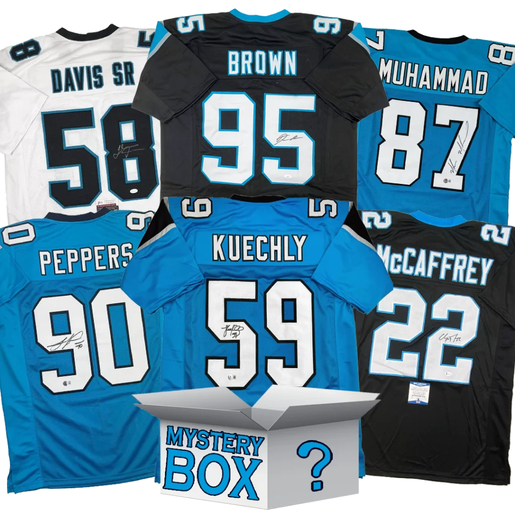 Autographed Carolina Football Jersey Mystery Box with PSA JSA or Beckett COA | Hall of Fame Sports Memorabilia | vintageantiquesgifts.com