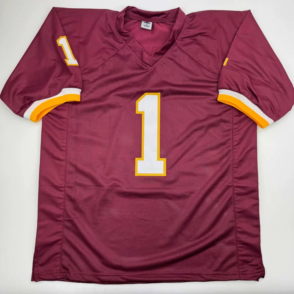 Autographed Deebo Samuel custom professional sports jersey with number 1