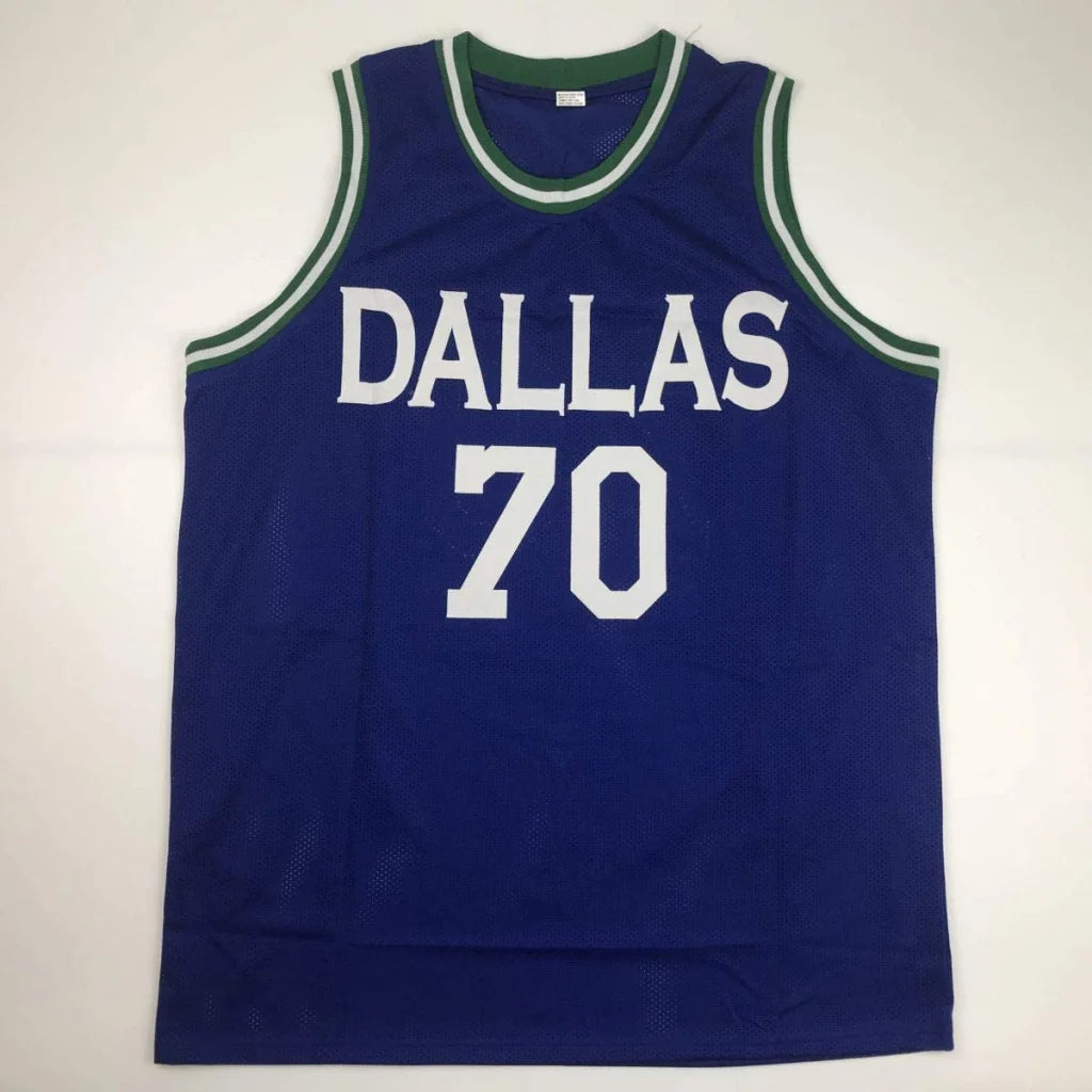 Autographed Dennis Rodman Dallas Blue Basketball Jersey PSA/DNA COA | Authenticated Signed Sports Jersey | vintageantiquesgifts.com