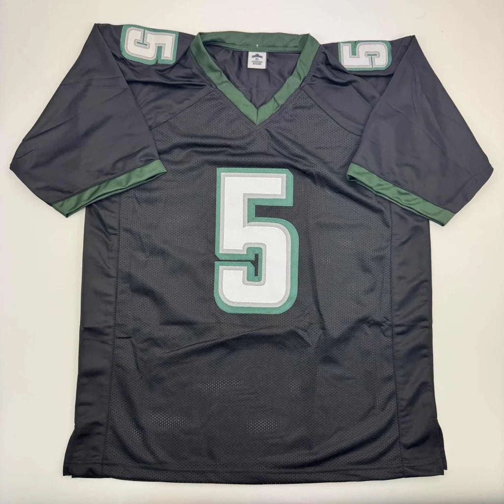 Autographed Donovan McNabb Philadelphia Black Football Jersey JSA COA | Authenticated Signed Sports Jersey | vintageantiquesgifts.com