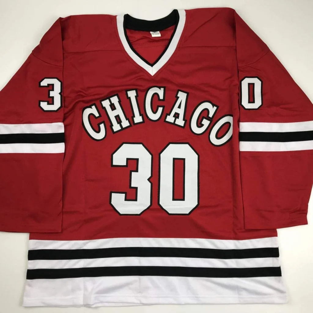 Autographed Ed Belfour Chicago Red Hockey Jersey JSA COA | Authenticated Signed Sports Jersey | vintageantiquesgifts.com