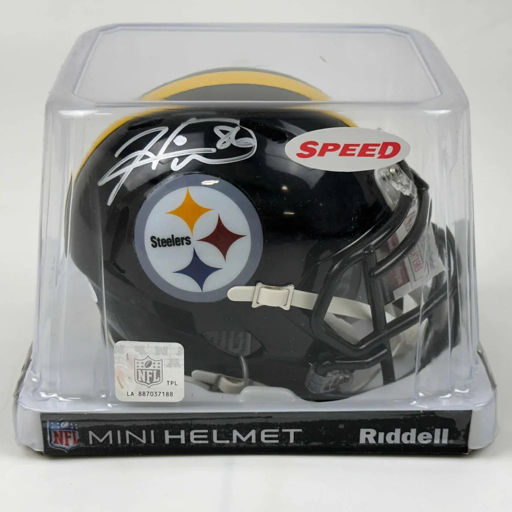 Autographed Hines Ward Pittsburgh Steelers Mini Football Helmet JSA COA | Authenticated Signed Sports Collectible | vintageantiquesgifts.com