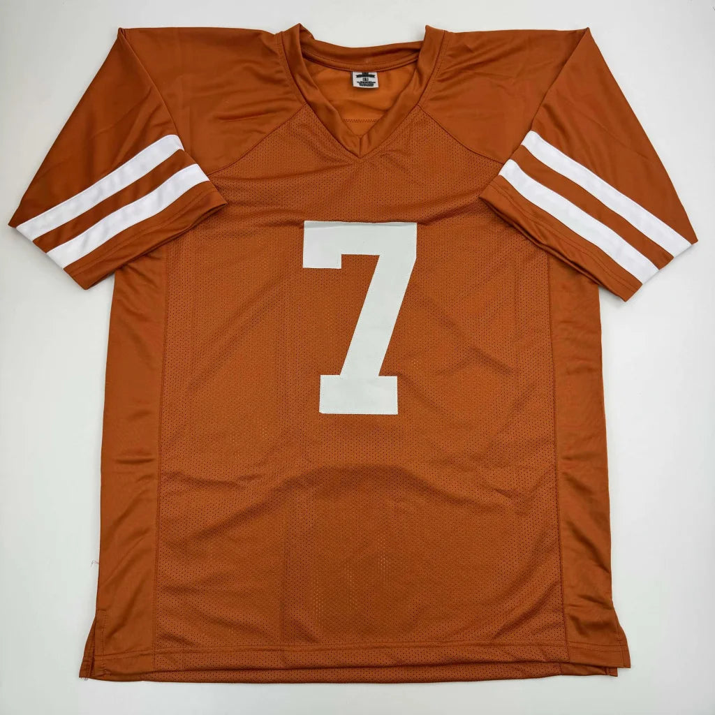 Autographed Isaiah Bond Texas Orange College Football Jersey JSA COA | Authenticated Signed Sports Jersey | vintageantiquesgifts.com