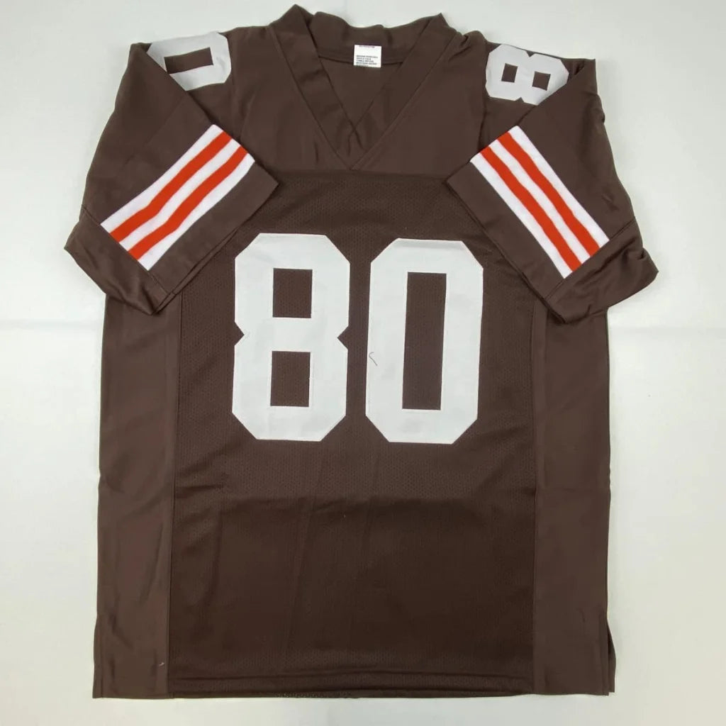 Autographed Jarvis Landry custom Cleveland Browns jersey with number 80