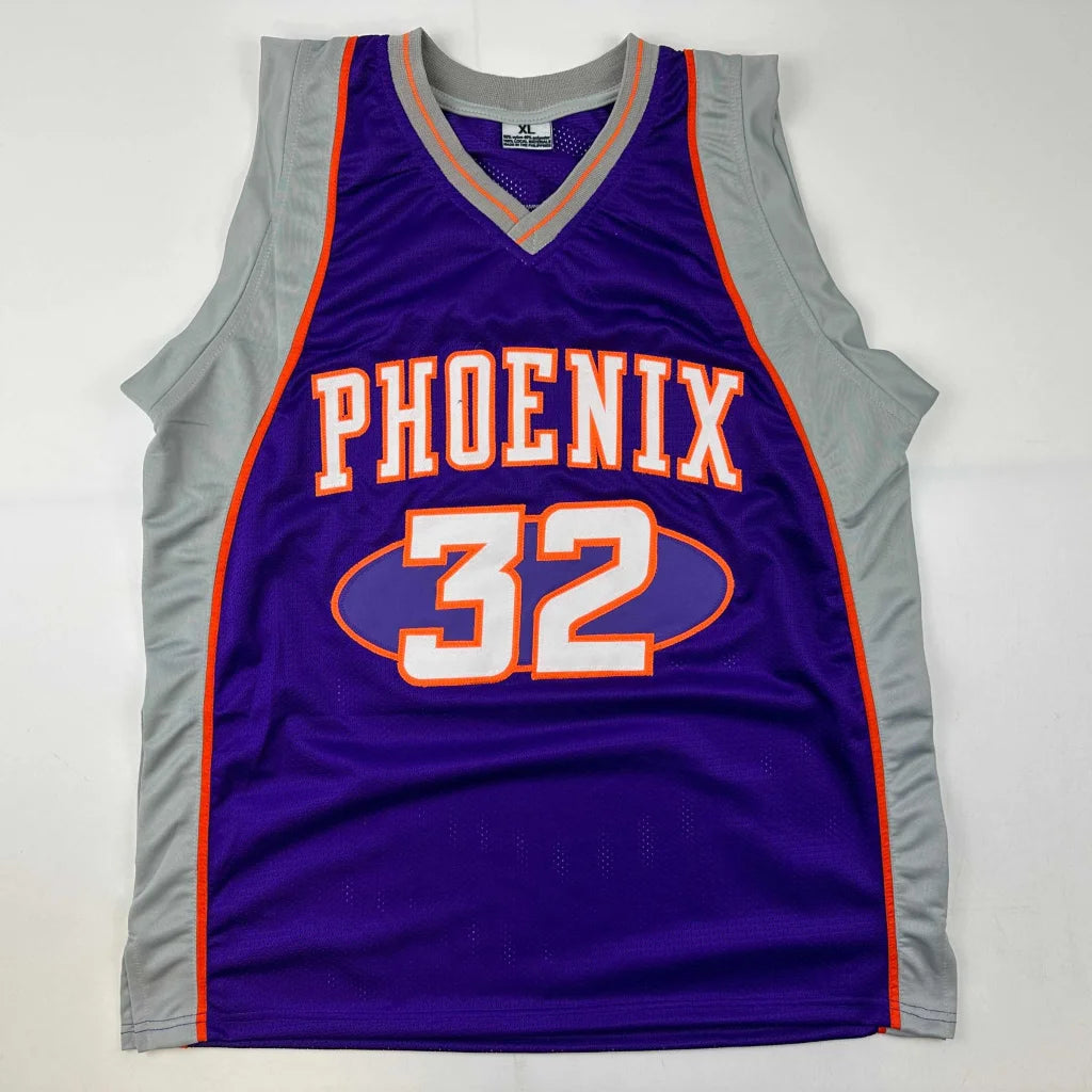 Autographed Jason Kidd Phoenix Purple Basketball Jersey Beckett BAS COA | Authenticated Signed Sports Jersey | vintageantiquesgifts.com