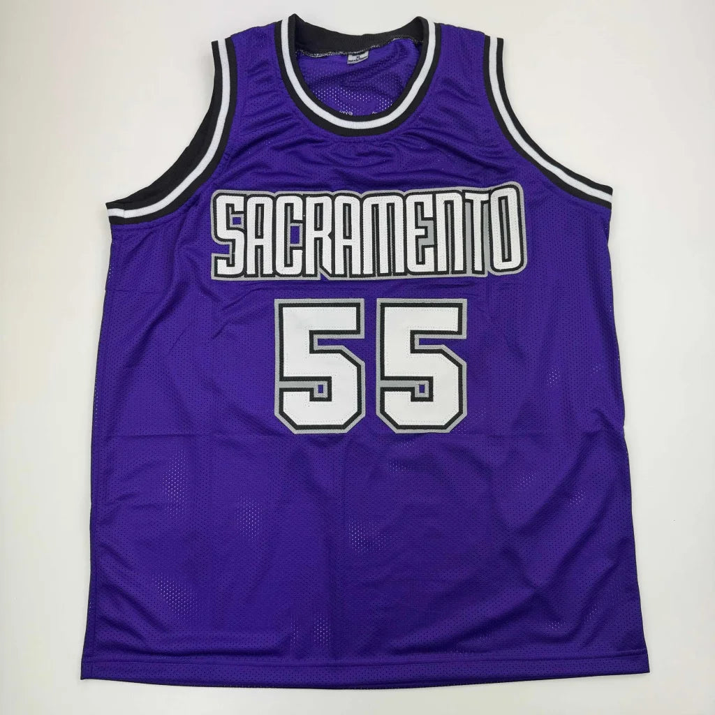 Autographed Jason Williams purple Sacramento Kings custom jersey JSA COA