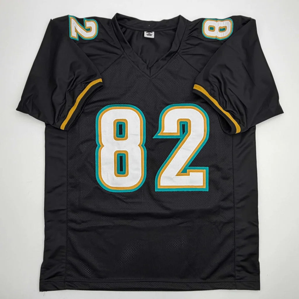 Autographed Jimmy Smith Jacksonville Black Football Jersey Beckett BAS COA | Authenticated Signed Sports Jersey | vintageantiquesgifts.com