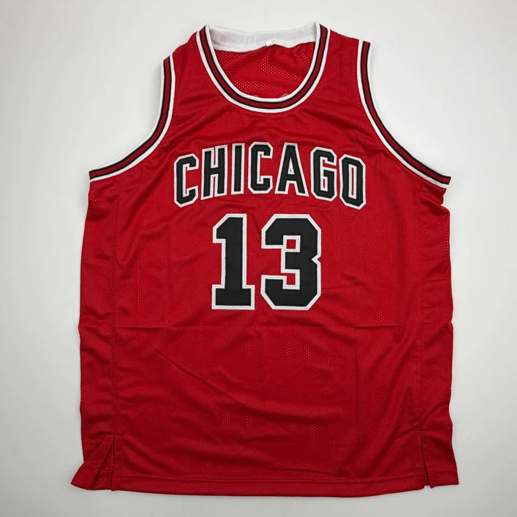 Autographed Joakim Noah Chicago Red Basketball Jersey Beckett BAS COA | Authenticated Signed Sports Jersey | vintageantiquesgifts.com