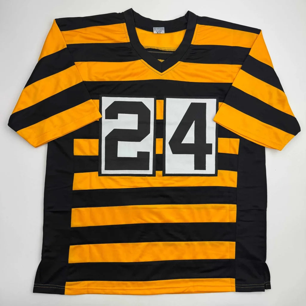Autographed Joey Porter Jr. Pittsburgh Bumble Bee Football Jersey JSA COA | Authenticated Signed Sports Jersey | vintageantiquesgifts.com