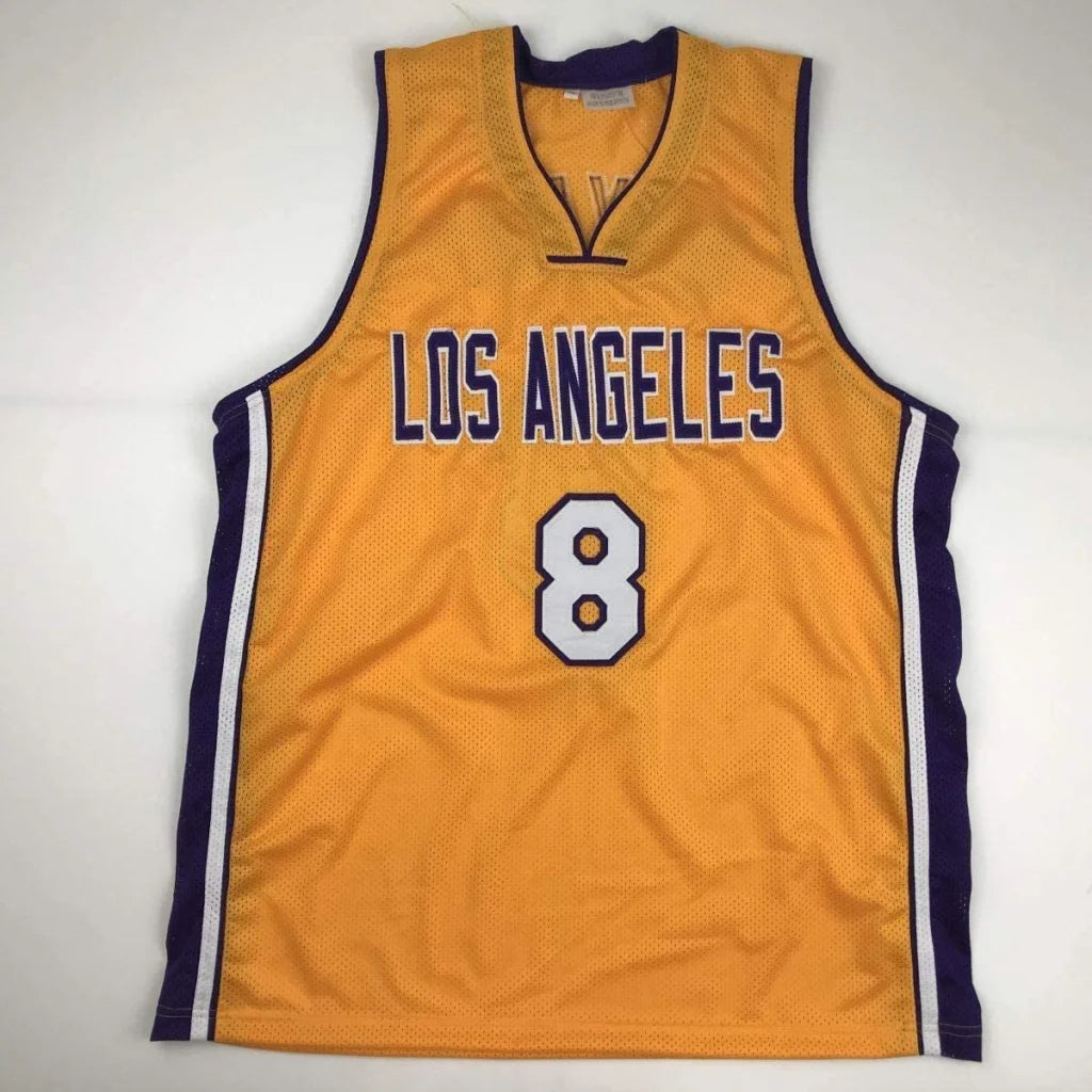 Autographed Kobe Bryant #8 yellow custom jersey, Los Angeles, PSA/DNA