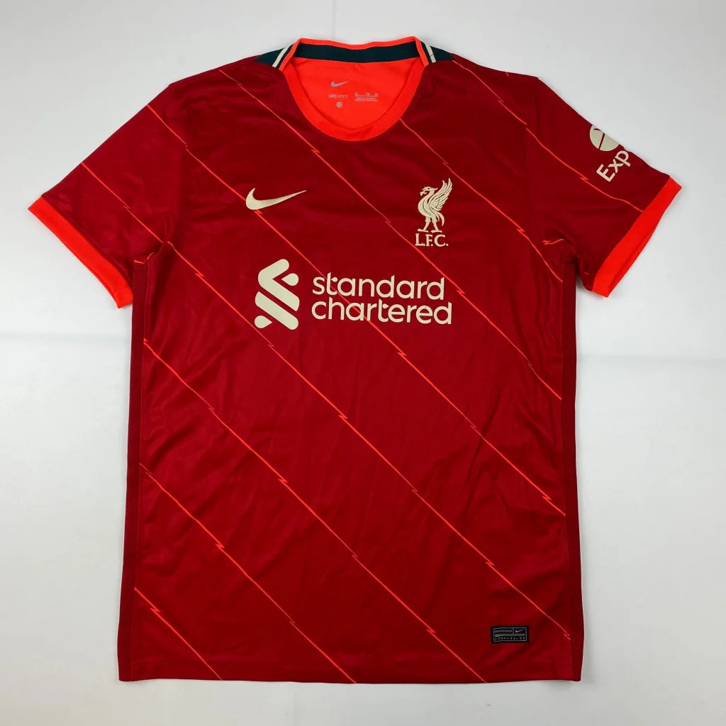 Autographed Luis Diaz Liverpool Red Soccer Jersey Beckett BAS COA | Authenticated Signed Sports Jersey | vintageantiquesgifts.com