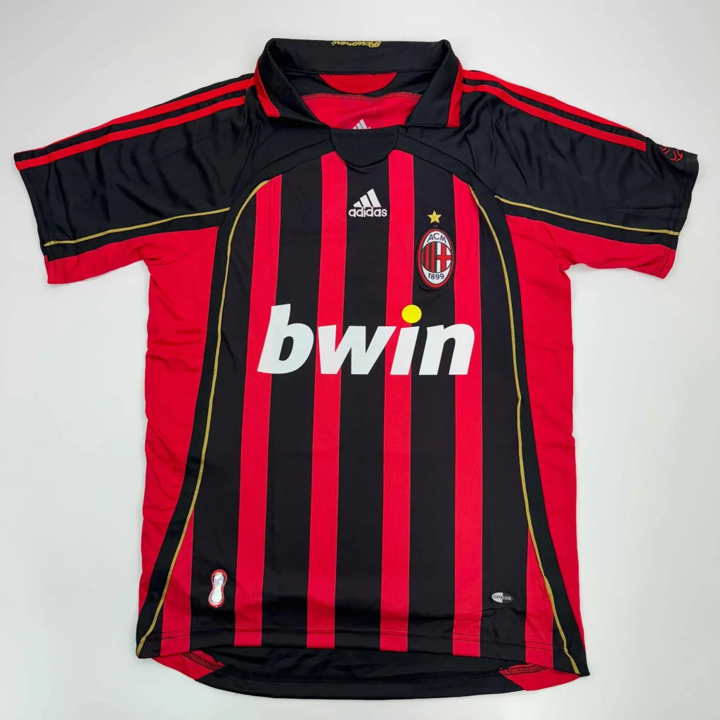 Red and black striped short-sleeved custom jersey for professional sports and sports league fans
